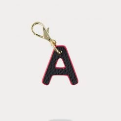 Bandolier Plain Leather Logo Tech Accessories For Women Red/gold X One Size -Bandolier Online Shop org 8906