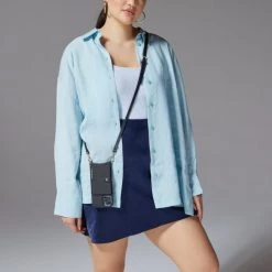 Bandolier Plain Leather Logo IPhone 13 IPhone 13 Mini IPhone 13 Pro For Women Black/pewter X Iphone 13 Pro Max -Bandolier Online Shop org 8958