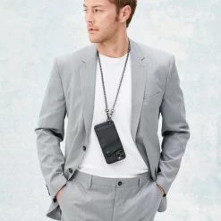 Bandolier Street Style Chain IPhone X IPhone XS IPhone XS Max For Men Black Pewter X Iphone 11 Pro -Bandolier Online Shop org 896