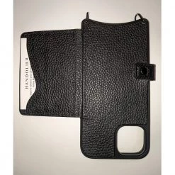 Bandolier Plain Leather Logo IPhone 13 IPhone 13 Mini IPhone 13 Pro For Women Black/pewter X Iphone 13 Pro Max -Bandolier Online Shop org 8960