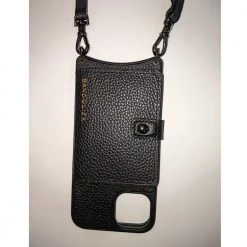 Bandolier Plain Leather Logo IPhone 13 IPhone 13 Mini IPhone 13 Pro For Women Black/pewter X Iphone 13 Pro Max -Bandolier Online Shop org 8961