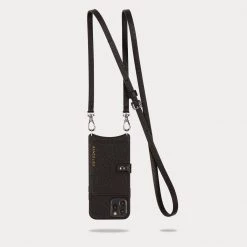 Bandolier Plain Leather Logo IPhone 13 IPhone 13 Mini IPhone 13 Pro For Women Black/pewter X Iphone 13 Pro Max -Bandolier Online Shop org 8964