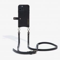 Bandolier Plain Leather Logo IPhone 13 IPhone 13 Mini IPhone 13 Pro For Women Black/pewter X Iphone 13 Pro Max -Bandolier Online Shop org 8965