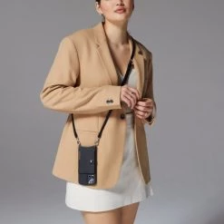 Bandolier Plain Leather Logo IPhone 13 IPhone 13 Mini IPhone 13 Pro For Women Black/pewter X Iphone 13 Pro Max -Bandolier Online Shop org 8968