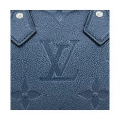 Louis Vuitton MONOGRAM EMPREINTE 2021-22FW Speedy Bandoulière 20 (M58958) For Women Navy Blue (check Required) X One Size -Bandolier Online Shop org 9009