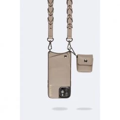 Bandolier Plain Logo Tech Accessories For Women Greige/silver X Airpod 3 -Bandolier Online Shop org 9017