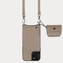 Bandolier Plain Logo Tech Accessories For Women Greige/silver X Airpod 3 -Bandolier Online Shop org 9027