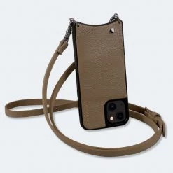 Bandolier Unisex Street Style Plain Leather Logo IPhone 13 For Women Brown (stock Check Required) X 13 Pro Max With Side Slots -Bandolier Online Shop org 9037