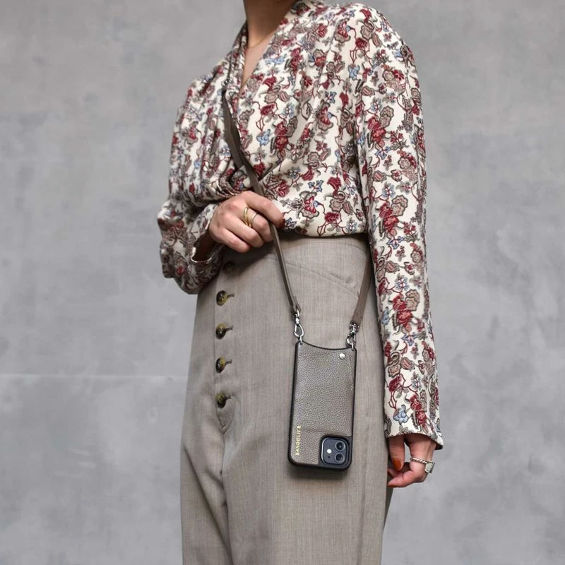 Bandolier Unisex Street Style Plain Leather Logo IPhone 13 For Women Beige (stock Check Required) X (4) Beige 14 Bandolier Unisex Street Style Plain Leather Logo IPhone 13 For Women Beige (stock Check Required) X (4) Beige - Image 14