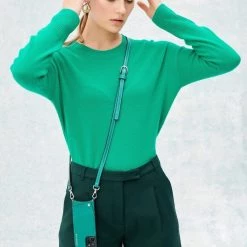 Bandolier 2020-21FW Unisex Street Style Plain Leather IPhone 8 IPhone 8 Plus For Women Emerald Green/silver X Iphonexs/x -Bandolier Online Shop org 9095