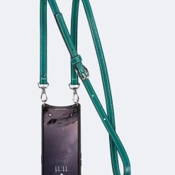 Bandolier 2020-21FW Unisex Street Style Plain Leather IPhone 8 IPhone 8 Plus For Women Emerald Green/silver X Iphonexs/x -Bandolier Online Shop org 9097