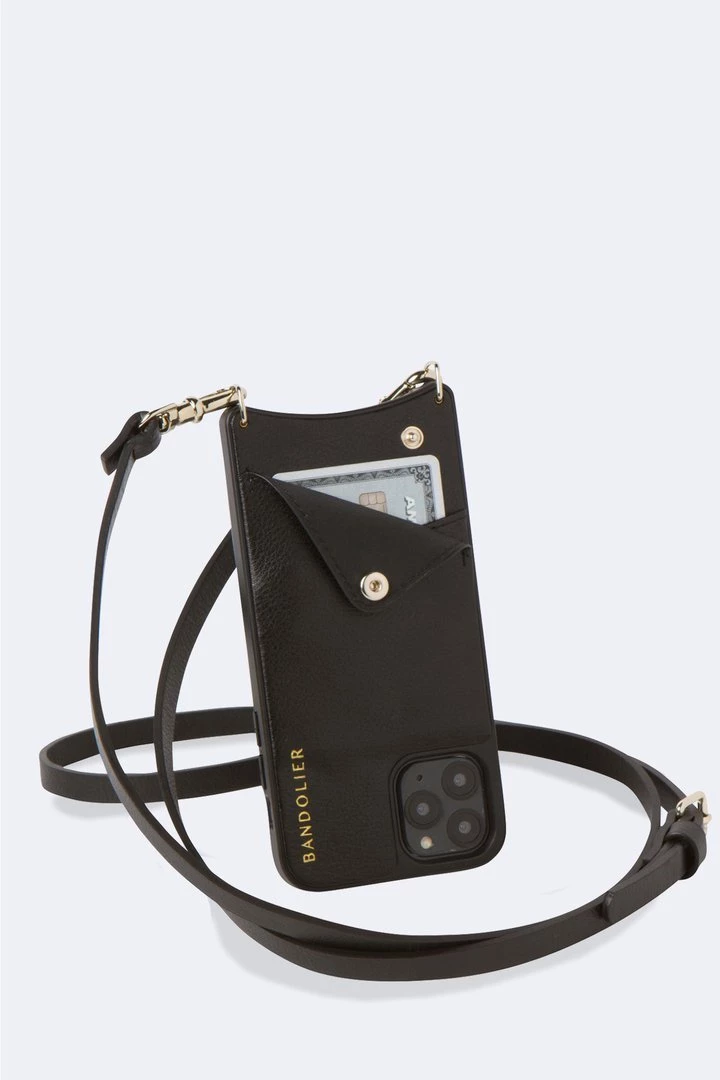 Bandolier 2020 Cruise Unisex Street Style Plain Leather IPhone 8 IPhone 8 Plus For Women Black/gold(vegan) X Iphonexs/x 5 Bandolier 2020 Cruise Unisex Street Style Plain Leather IPhone 8 IPhone 8 Plus For Women Black/gold(vegan) X Iphonexs/x - Image 5