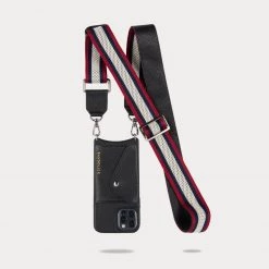 Bandolier Plain Leather IPhone X IPhone XS IPhone XS Max IPhone XR For Women Red/navy/creme/silver X Iphone 12/12 Pro -Bandolier Online Shop org 9131