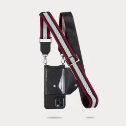 Bandolier Plain Leather IPhone X IPhone XS IPhone XS Max IPhone XR For Women Red/navy/creme/silver X Iphone 12/12 Pro -Bandolier Online Shop org 9132