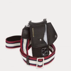 Bandolier Plain Leather IPhone X IPhone XS IPhone XS Max IPhone XR For Women Red/navy/creme/silver X Iphone 12/12 Pro -Bandolier Online Shop org 9136