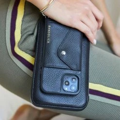 Bandolier Plain Leather IPhone X IPhone XS IPhone XS Max IPhone XR For Women Red/navy/creme/silver X Iphone 12/12 Pro -Bandolier Online Shop org 9141