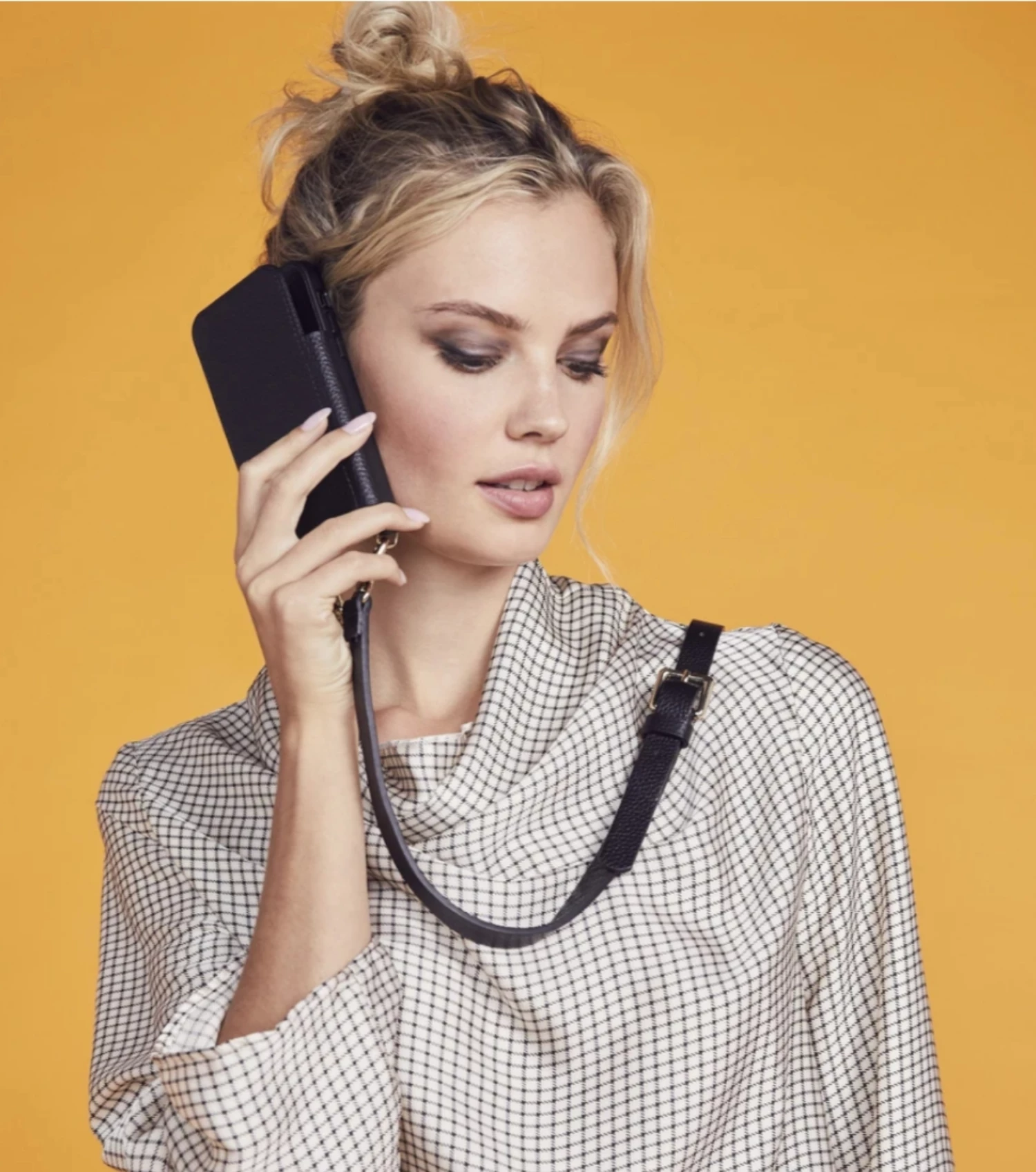 Bandolier 2020 Cruise Unisex Plain Leather IPhone 8 IPhone 8 Plus IPhone X For Women Black/pewter X Iphone Xsmax 2 Bandolier 2020 Cruise Unisex Plain Leather IPhone 8 IPhone 8 Plus IPhone X For Women Black/pewter X Iphone Xsmax - Image 2