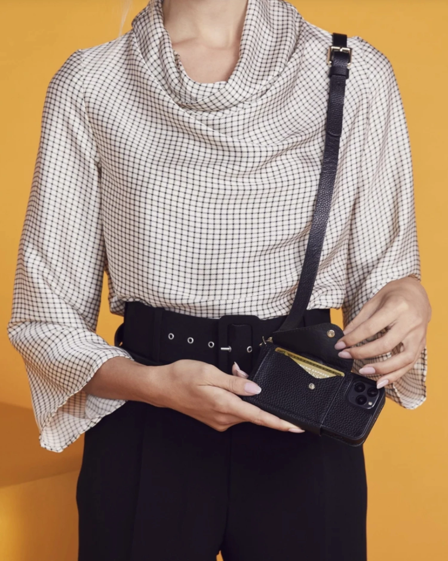 Bandolier 2020 Cruise Unisex Plain Leather IPhone 8 IPhone 8 Plus IPhone X For Women Black/pewter X Iphone Xsmax 4 Bandolier 2020 Cruise Unisex Plain Leather IPhone 8 IPhone 8 Plus IPhone X For Women Black/pewter X Iphone Xsmax - Image 4