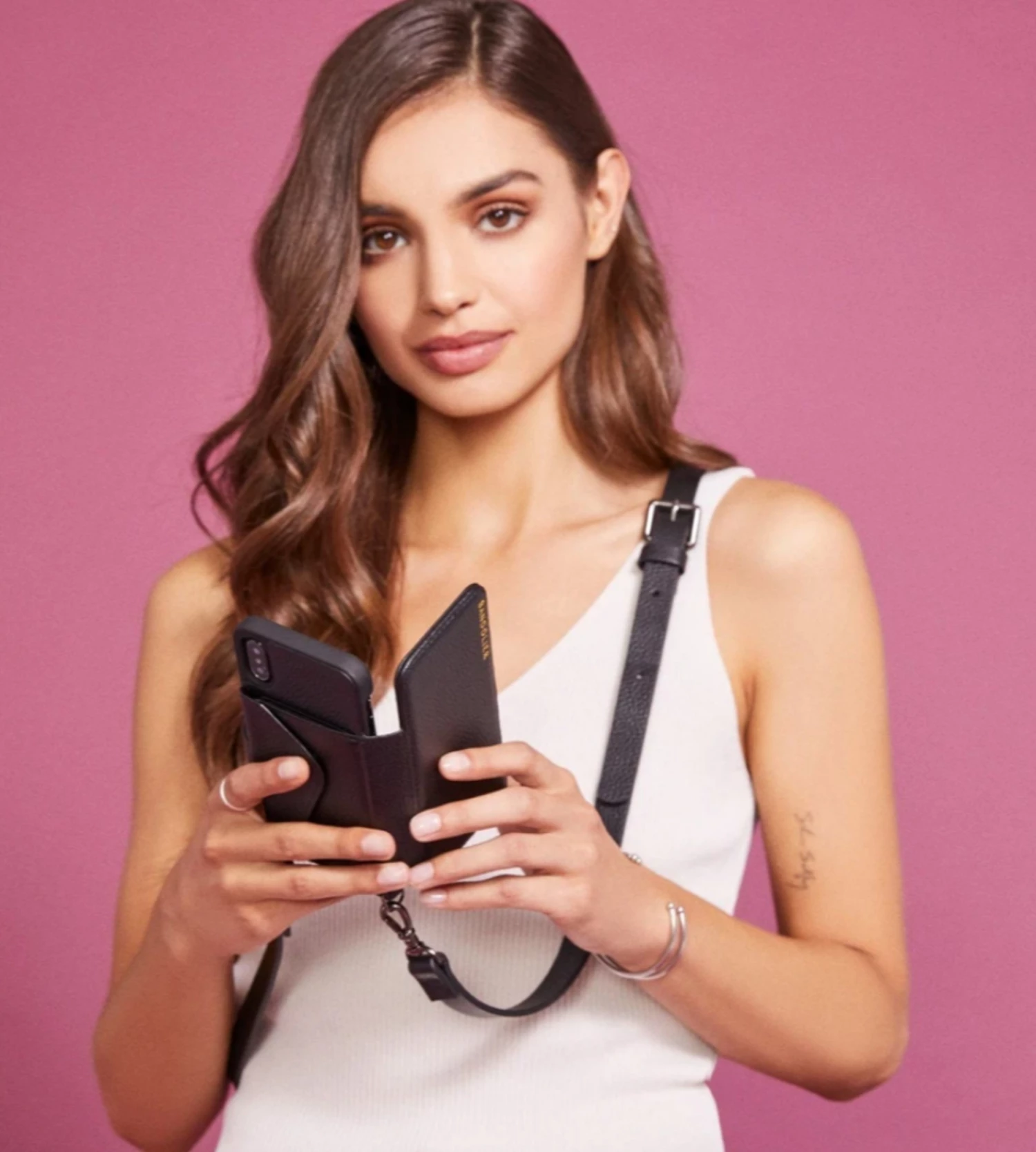 Bandolier 2020 Cruise Unisex Plain Leather IPhone 8 IPhone 8 Plus IPhone X For Women Black/pewter X Iphone Xsmax 9 Bandolier 2020 Cruise Unisex Plain Leather IPhone 8 IPhone 8 Plus IPhone X For Women Black/pewter X Iphone Xsmax - Image 9