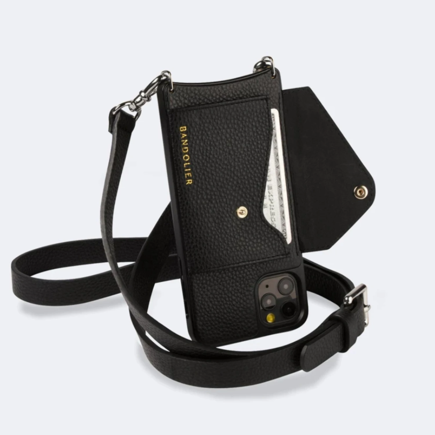 Bandolier 2020 Cruise Unisex Plain Leather IPhone 8 IPhone 8 Plus IPhone X For Women Black/pewter X Iphone Xsmax 19 Bandolier 2020 Cruise Unisex Plain Leather IPhone 8 IPhone 8 Plus IPhone X For Women Black/pewter X Iphone Xsmax - Image 19