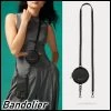 Bandolier Plain Leather Logo Smart Phone Cases For Women Black/pewter X One Size