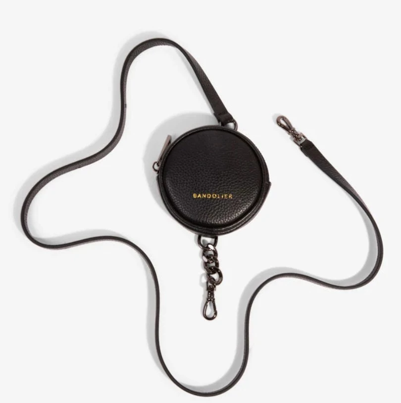 Bandolier Plain Leather Logo Smart Phone Cases For Women Black/pewter X One Size 7 Bandolier Plain Leather Logo Smart Phone Cases For Women Black/pewter X One Size - Image 7