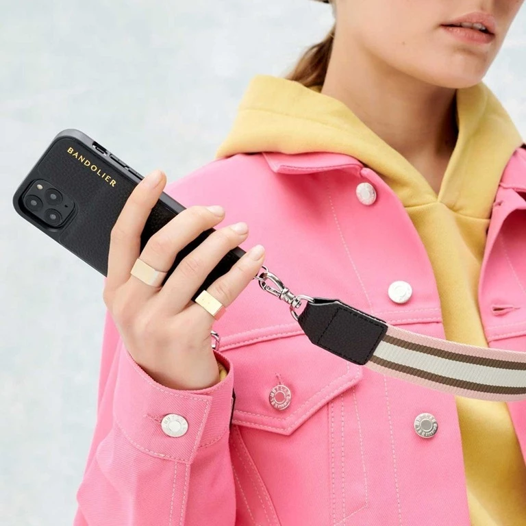 Bandolier Unisex Studded Street Style Plain Leather IPhone 8 For Women Tan/gold X Iphone 13 Mini 18 Bandolier Unisex Studded Street Style Plain Leather IPhone 8 For Women Tan/gold X Iphone 13 Mini - Image 18