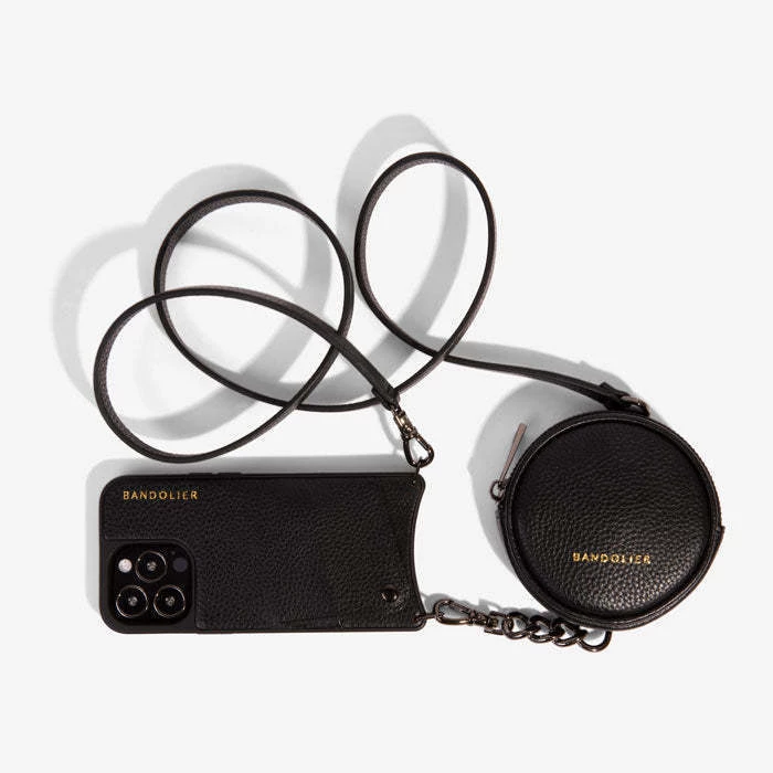 Bandolier Unisex Street Style Plain Leather Co-ord Logo IPhone 13 For Women Black X Iphone13 8 Bandolier Unisex Street Style Plain Leather Co-ord Logo IPhone 13 For Women Black X Iphone13 - Image 8