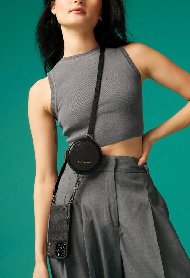 Bandolier Unisex Street Style Plain Leather Co-ord Logo IPhone 13 For Women Black X Iphone13 12 Bandolier Unisex Street Style Plain Leather Co-ord Logo IPhone 13 For Women Black X Iphone13 - Image 12