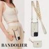 Bandolier Unisex Plain Leather Co-ord Logo IPhone 13 IPhone 13 Mini For Women Airpods Pro X Iphone 12/12 Pro