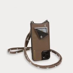 Bandolier SARAH Studded IPhone 8 Plus IPhone X IPhone XS IPhone XS Max For Women Dark Taupe/silver X Iphone11 Pro