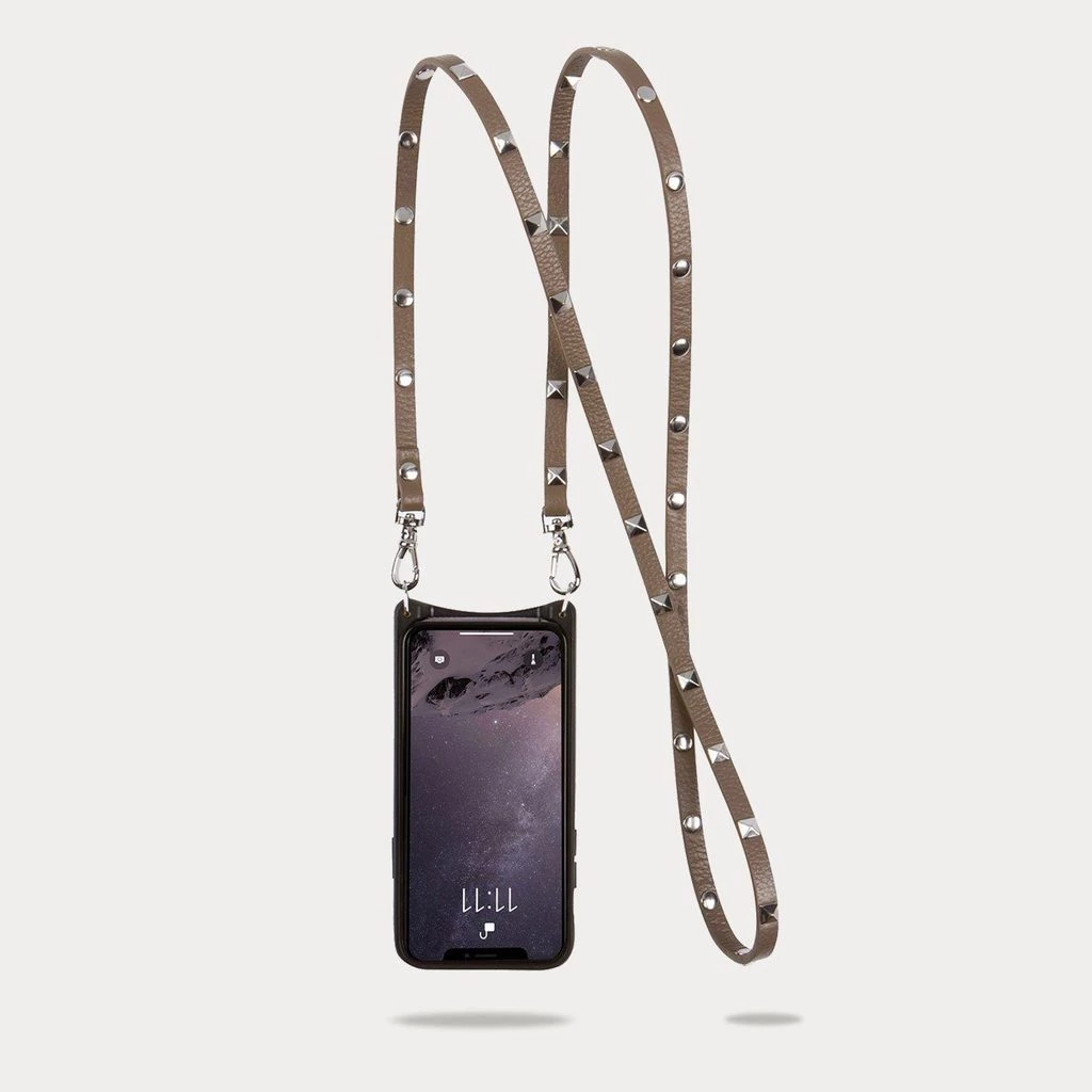 Bandolier SARAH Studded IPhone 8 Plus IPhone X IPhone XS IPhone XS Max For Women Dark Taupe/silver X Iphone11 Pro 7 Bandolier SARAH Studded IPhone 8 Plus IPhone X IPhone XS IPhone XS Max For Women Dark Taupe/silver X Iphone11 Pro - Image 7
