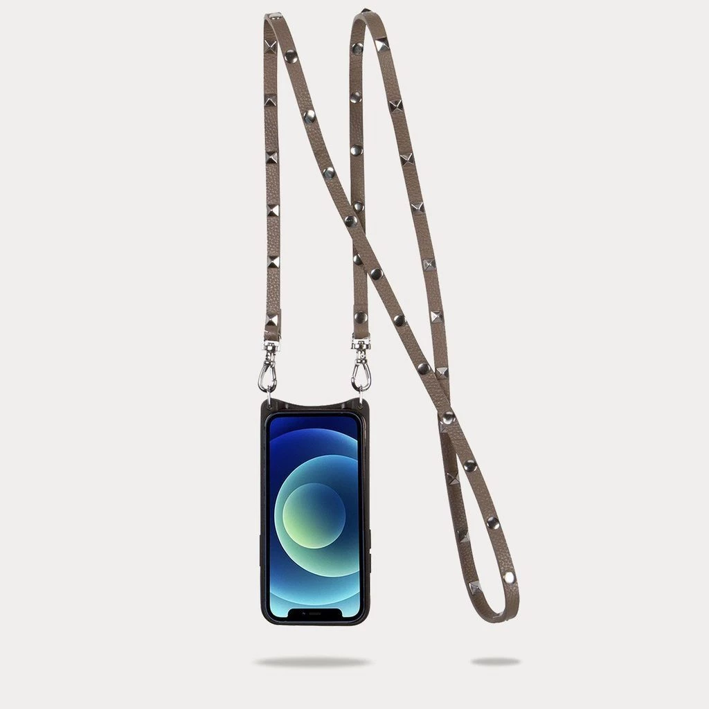 Bandolier SARAH Studded IPhone 8 Plus IPhone X IPhone XS IPhone XS Max For Women Dark Taupe/silver X Iphone11 Pro 12 Bandolier SARAH Studded IPhone 8 Plus IPhone X IPhone XS IPhone XS Max For Women Dark Taupe/silver X Iphone11 Pro - Image 12