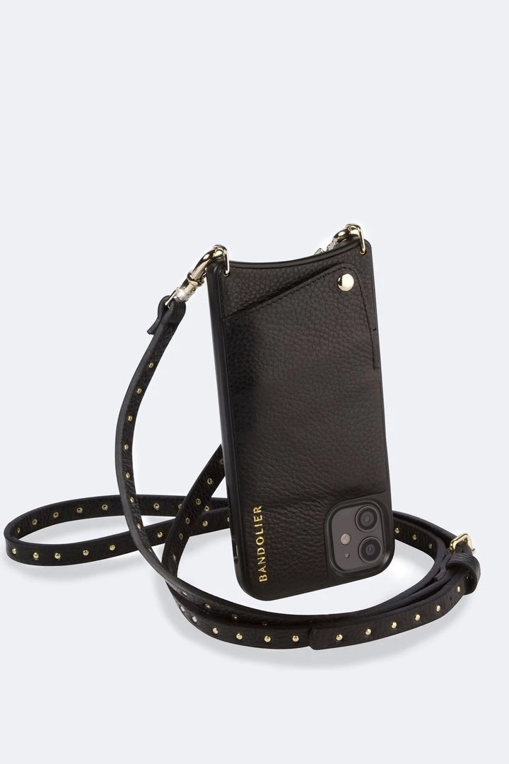Bandolier 2020 Cruise Unisex Street Style Plain Leather IPhone 8 IPhone 8 Plus For Women Black/gold X Iphonexsmax 5 Bandolier 2020 Cruise Unisex Street Style Plain Leather IPhone 8 IPhone 8 Plus For Women Black/gold X Iphonexsmax - Image 5