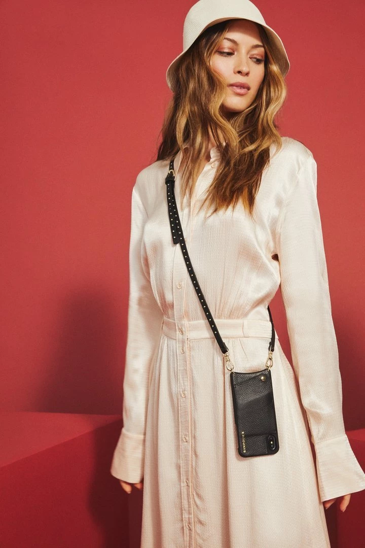 Bandolier 2020 Cruise Unisex Street Style Plain Leather IPhone 8 IPhone 8 Plus For Women Black/gold X Iphonexsmax 6 Bandolier 2020 Cruise Unisex Street Style Plain Leather IPhone 8 IPhone 8 Plus For Women Black/gold X Iphonexsmax - Image 6