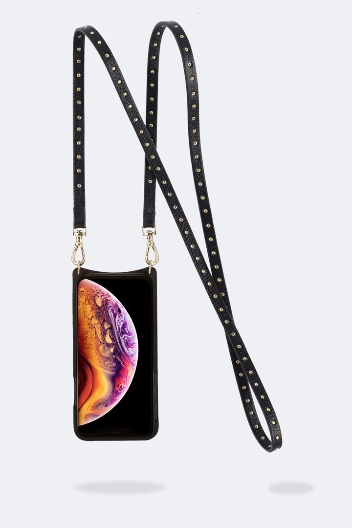 Bandolier 2020 Cruise Unisex Street Style Plain Leather IPhone 8 IPhone 8 Plus For Women Black/gold X Iphonexsmax 7 Bandolier 2020 Cruise Unisex Street Style Plain Leather IPhone 8 IPhone 8 Plus For Women Black/gold X Iphonexsmax - Image 7