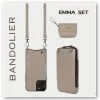 Bandolier EMMA 2021 SS Plain Leather Co-ord IPhone X IPhone XS IPhone XS Max For Women Primrose/silver X Iphone Xs/x