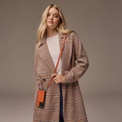 Bandolier Unisex Plain Leather Co-ord IPhone 13 Smart Phone Cases For Women Orange/silver X Iphone 12/12 Pro -Bandolier Online Shop org 9334