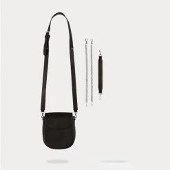 Bandolier Casual Style Unisex Blended Fabrics Street Style 2WAY 3WAY For Women Black/silver X One Size -Bandolier Online Shop org 9350