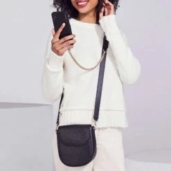 Bandolier Casual Style Unisex Blended Fabrics Street Style 2WAY 3WAY For Women Black/silver X One Size -Bandolier Online Shop org 9362