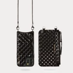 Bandolier Plain IPhone 8 IPhone 8 Plus IPhone X IPhone XS For Women Black Embossed/pewter X One Size -Bandolier Online Shop org 9387