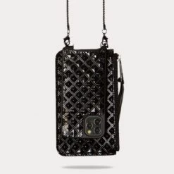 Bandolier Plain IPhone 8 IPhone 8 Plus IPhone X IPhone XS For Women Black Embossed/pewter X One Size -Bandolier Online Shop org 9392