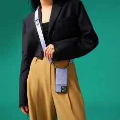 Bandolier Unisex Street Style Plain Leather Logo IPhone 13 For Women Lavender X Iphone13 -Bandolier Online Shop org 9411