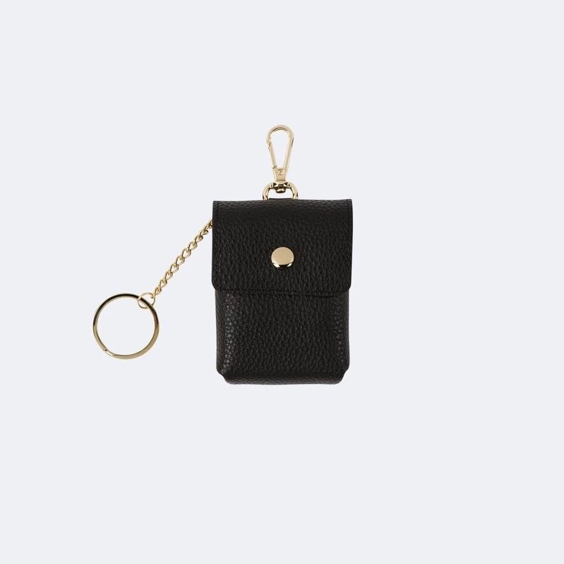 Bandolier Chain Plain Leather Tech Accessories For Women Black/gold X One Size 3 Bandolier Chain Plain Leather Tech Accessories For Women Black/gold X One Size - Image 3