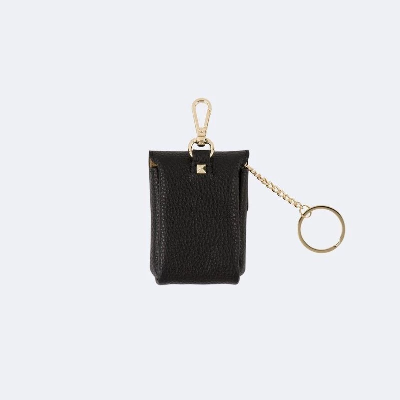 Bandolier Chain Plain Leather Tech Accessories For Women Black/gold X One Size 4 Bandolier Chain Plain Leather Tech Accessories For Women Black/gold X One Size - Image 4