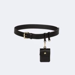 Bandolier Chain Plain Leather Tech Accessories For Women Black/gold X One Size 18 Bandolier Chain Plain Leather Tech Accessories For Women Black/gold X One Size -Bandolier Online Shop org 9433