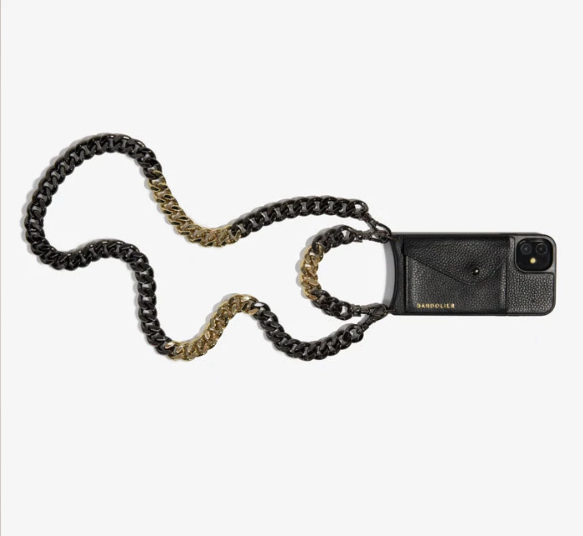 Bandolier Chain Plain Leather Co-ord IPhone 13 IPhone 13 Pro For Women Black/gold X Iphone 13 8 Bandolier Chain Plain Leather Co-ord IPhone 13 IPhone 13 Pro For Women Black/gold X Iphone 13 - Image 8