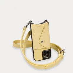 Bandolier Unisex Plain Leather IPhone XS Max Logo Smart Phone Cases For Women Butter Yellow/silver X Iphone Xs Max 13 Bandolier Unisex Plain Leather IPhone XS Max Logo Smart Phone Cases For Women Butter Yellow/silver X Iphone Xs Max -Bandolier Online Shop org 9516