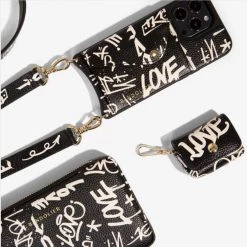 Bandolier Street Style Leather Logo IPhone 13 IPhone 13 Mini For Women Love Print/gold X Iphone13 Mini -Bandolier Online Shop org 9532