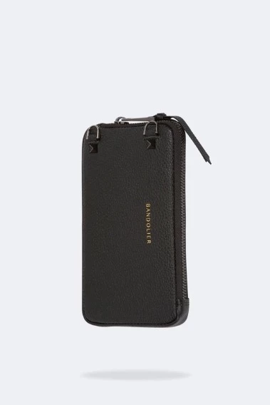 Bandolier 2020 Cruise Leather Smart Phone Cases For Women ③black/gold X One Size 8 Bandolier 2020 Cruise Leather Smart Phone Cases For Women ③black/gold X One Size - Image 8